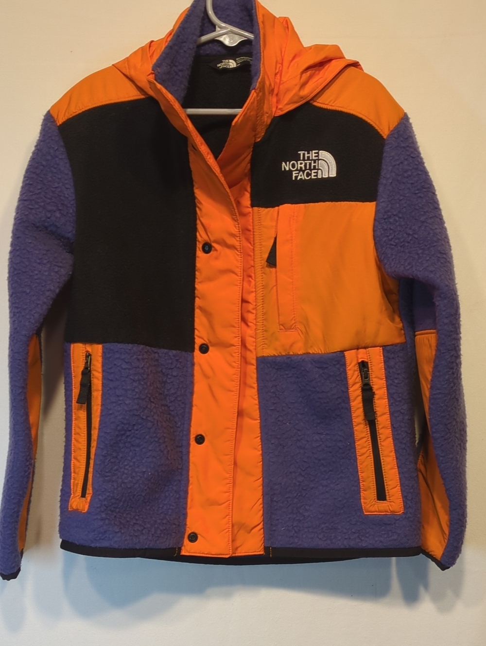 Kids Purple and Orange Fleece Jacket